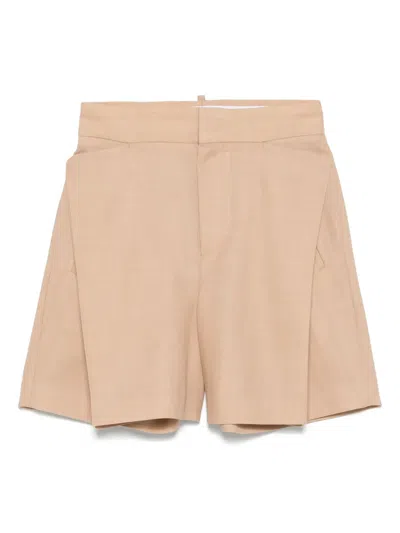 Victoria Beckham Tailored Shorts In Neutrals