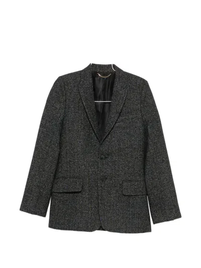 Victoria Beckham Tailored Single-breasted Blazer In Gray