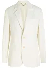 Victoria Beckham Classic Tailored Wool-blend Jacket In Neutral