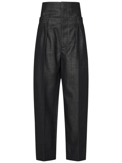 VICTORIA BECKHAM VICTORIA BECKHAM TAPERED VIRGIN WOOL TROUSERS