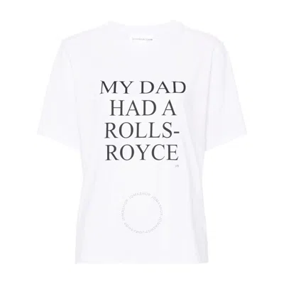 VICTORIA BECKHAM VICTORIA BECKHAM TEXT-PRINT T-SHIRT