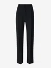 Victoria Beckham Wide Leg Trouser In Black