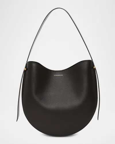 Victoria Beckham The Dia Leather Shoulder Bag In Black
