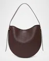 Victoria Beckham The Dia Leather Shoulder Bag In Burgundy