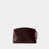 Victoria Beckham The Victoria Clutch In Brown