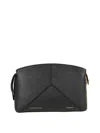 Victoria Beckham Leather Clutch Bag In Black