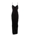 Victoria Beckham Thin Shoulder Strap Dress In Black