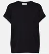 Victoria Beckham Tilly Cotton Jersey T-shirt In Black