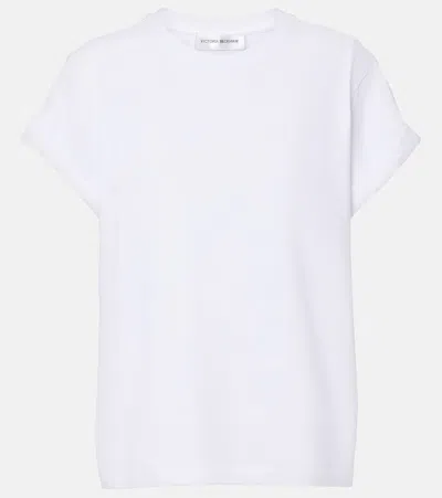 Victoria Beckham Tilly Cotton Jersey T-shirt In White
