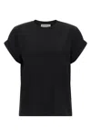 Victoria Beckham Tilly Cotton Jersey T-shirt In Black