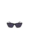 Victoria Beckham Tinted Cat-eye Sunglasses In Black