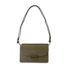 Victoria Beckham Tonal Mini Dorian Crossbody In Green