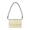 Victoria Beckham Tonal Mini Dorian Bag In Ivory Smooth Leather In White