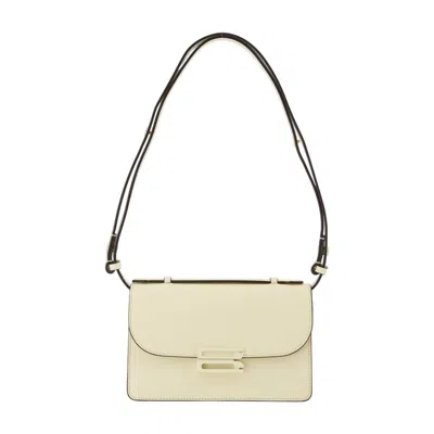 Victoria Beckham Tonal Mini Dorian Crossbody In White