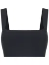 Victoria Beckham Women Body Strap Bandeau Top In Black