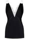 Victoria Beckham Lace Detail Cami Top In Black
