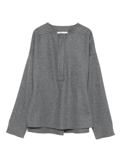 Victoria Beckham Layered Top In Gray