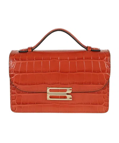 Victoria Beckham Top Handle Bag In Red