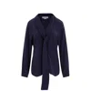 Victoria Beckham Silk Shirt With Tie Detail