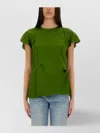Victoria Beckham Tops With Darts And Folds In Green
