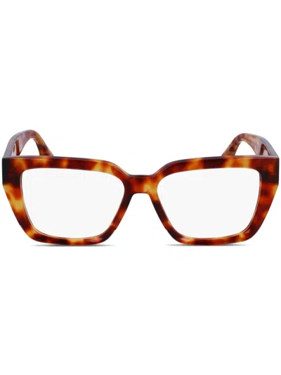 Victoria Beckham Sonnenbrille In Schildpattoptik In Brown