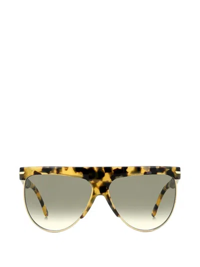 Victoria Beckham Tortoiseshell-effect Geometric-frame Sunglasses In Brown
