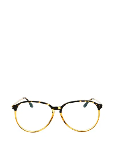 Victoria Beckham Tortoiseshell-effect Glasses In Brown