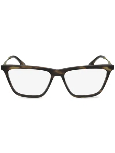 Victoria Beckham Tortoiseshell-effect Glasses In Gray
