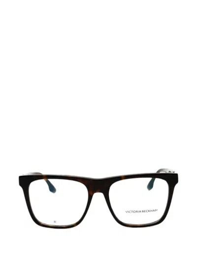 Victoria Beckham Tortoiseshell-effect Square-frame Glasses In Brown
