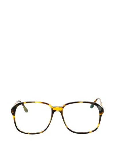 Victoria Beckham Tortoiseshell-effect Square-frame Glasses In Multi