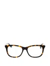 Victoria Beckham Tortoiseshell-pattern Rectangle-frame Glasses In Multi