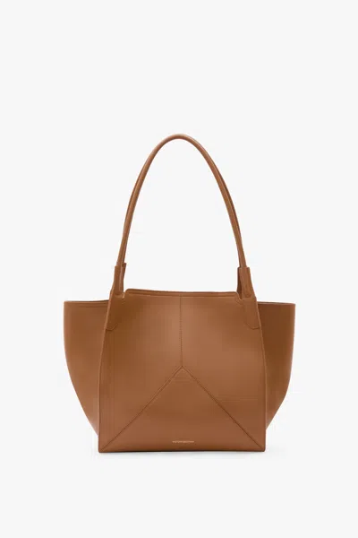 Victoria Beckham Tote Bag In Tan Leather In Brown