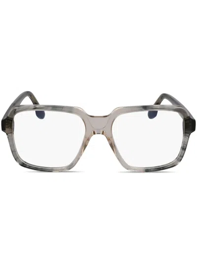 Victoria Beckham Brille Im Transparenten Design In Gray