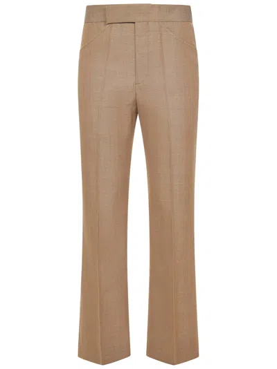 Victoria Beckham Trousers In Beige