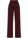 Victoria Beckham Womens Port Alina Patch-pockets Stretch-woven Trousers In Black