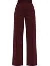 Victoria Beckham Womens Port Alina Patch-pockets Stretch-woven Trousers In Black