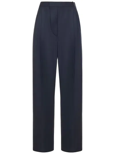 Victoria Beckham Trousers In Blue