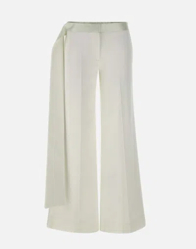 Victoria Beckham Trousers In White