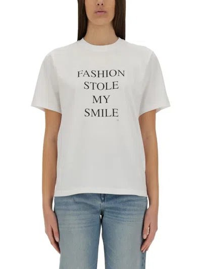 VICTORIA BECKHAM VICTORIA BECKHAM TSHIRT WITH PRINT