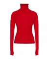 Victoria Beckham Turtleneck Sweater In Red