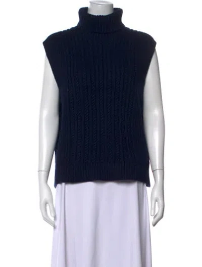 Pre-owned Victoria Beckham Turtleneck Sweater In Black
