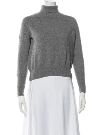 Pre-owned Victoria Beckham Turtleneck Sweater In Gray