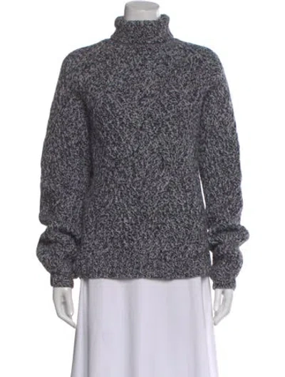 Pre-owned Victoria Beckham Turtleneck Sweater In Gray