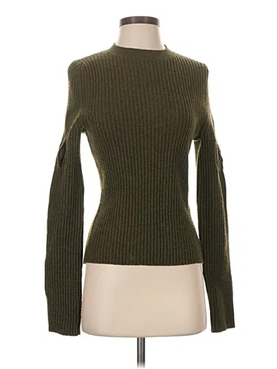 Pre-owned Victoria Beckham Turtleneck Sweater In Green