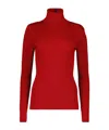 Victoria Beckham Turtleneck Sweater In Red