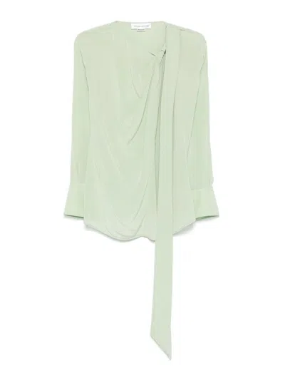 VICTORIA BECKHAM TWIST DETAIL SCARF TOP