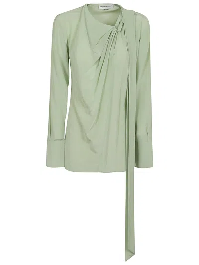 VICTORIA BECKHAM TWIST DETAIL SCARF TOP