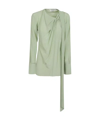 VICTORIA BECKHAM VICTORIA BECKHAM TWIST DETAIL SCARF TOP
