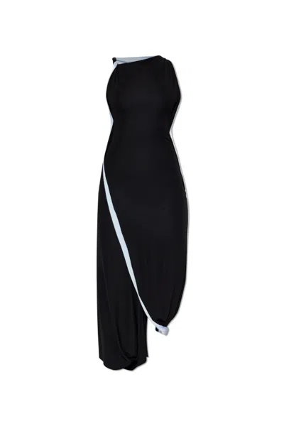 VICTORIA BECKHAM VICTORIA BECKHAM CUT-OUT DETAILED ASYMMETRIC MAXI DRESS