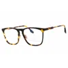 Victoria Beckham Unisex Brown Rectangular Eyeglass Frames Vb2601 In Multi